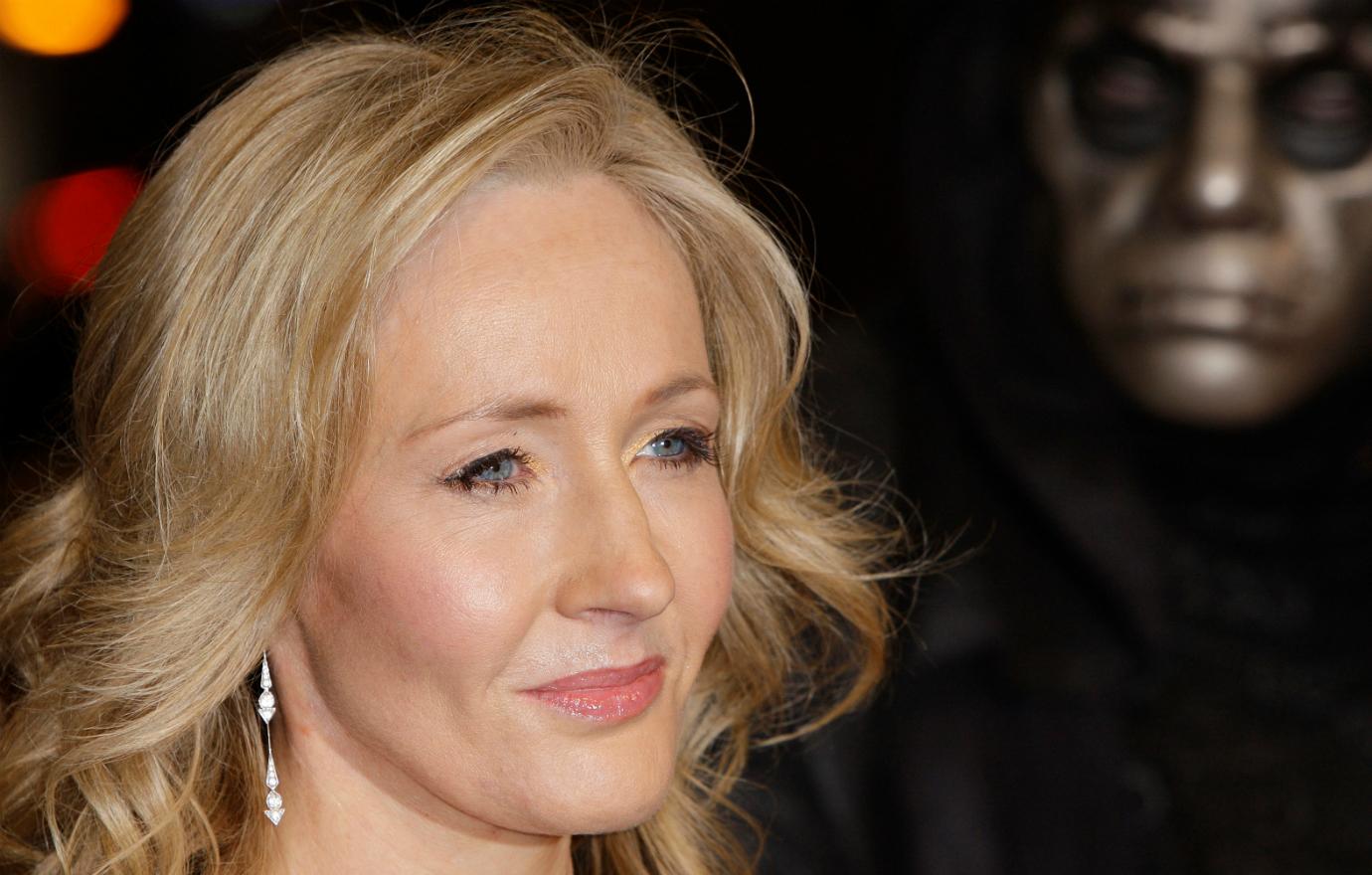 Close up of JK Rowling.