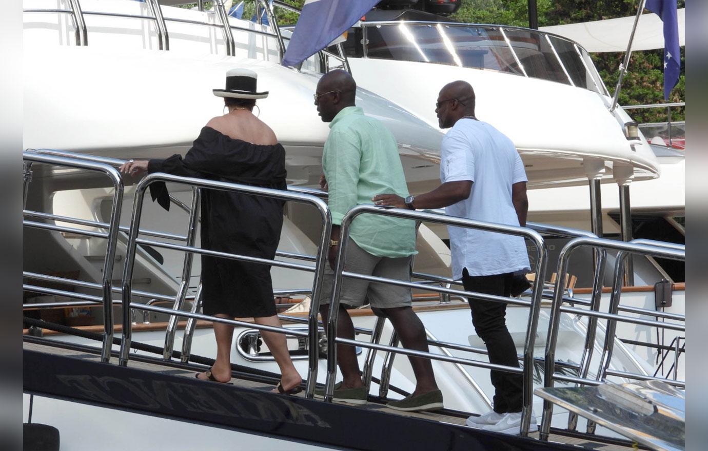 Kris Jenner And Corey Gamble Look Miserable In Portofino