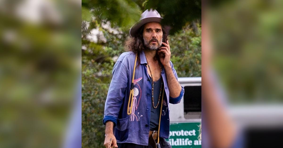 russell brand spotted miami after diddy enforced holiday