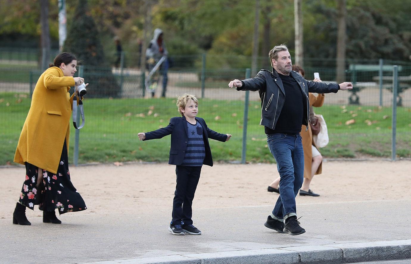 John Travolta Kids Paris