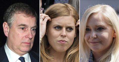 prince andrew princess beatrice depressed casted out royal family virginia giuffre lawsuit