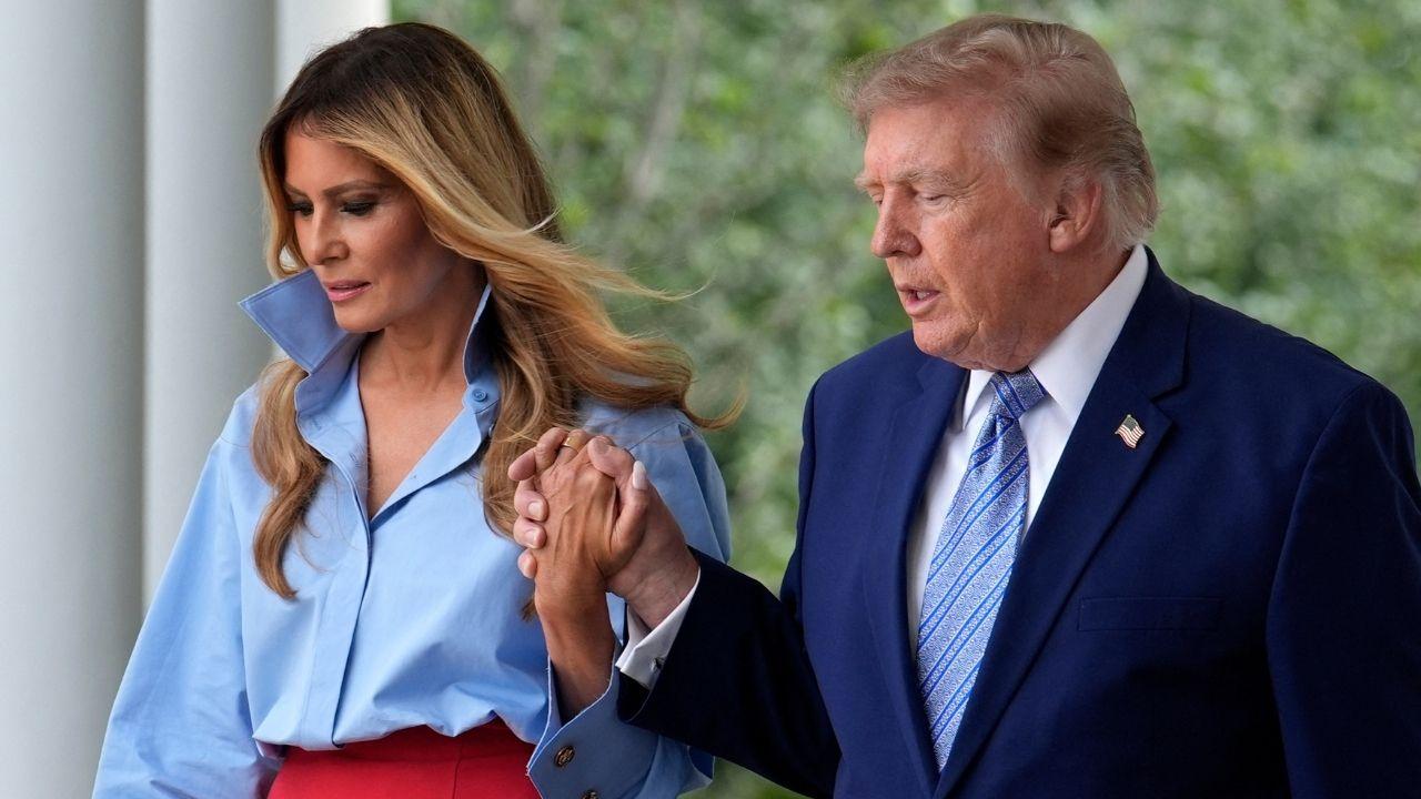 Image of Melania Trump recently opened up about growing up under communism.