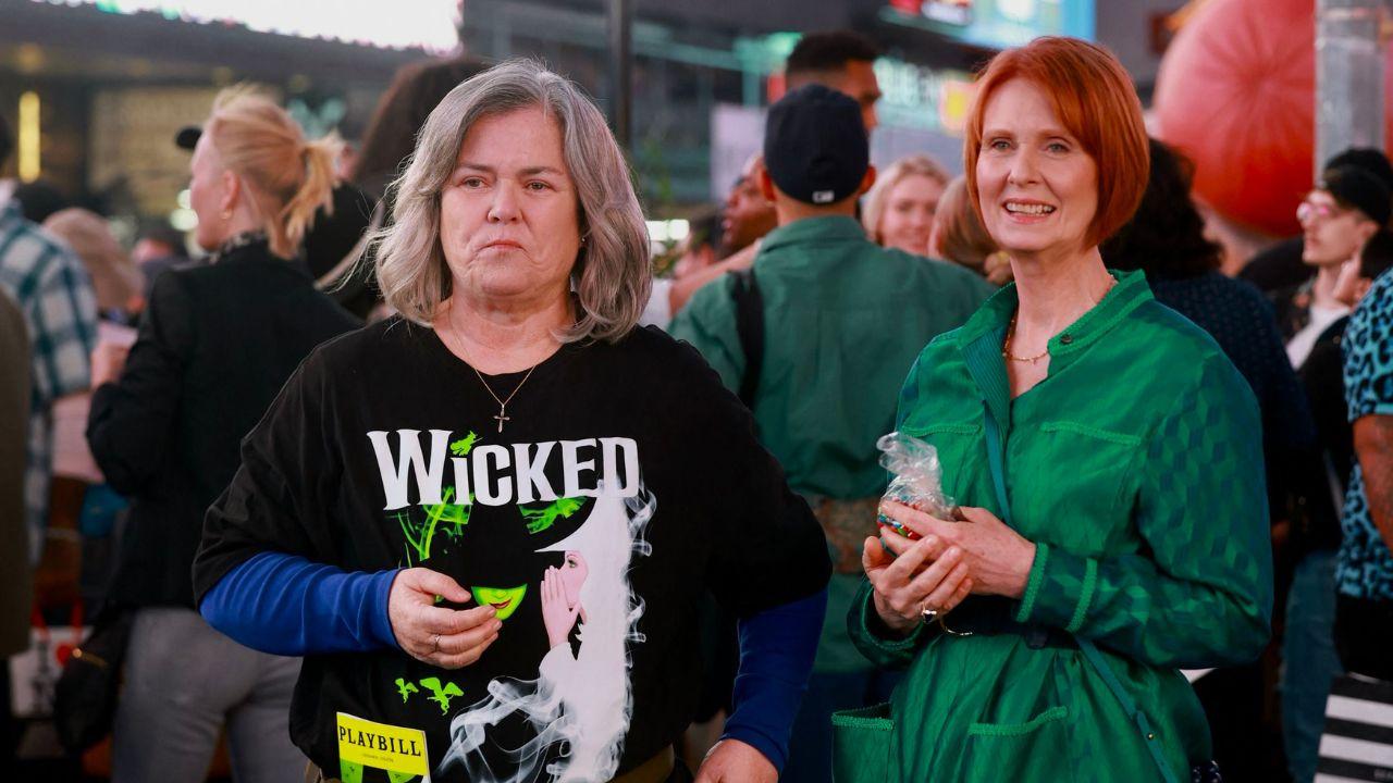 Photo of Rosie O'Donnell and Cynthia Nixon
