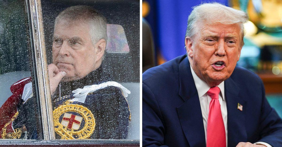 Photo of Prince Andrew, Donald Trump