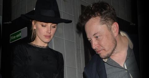 //amber heard elon musk dating rumors party johnny depp divorce pp