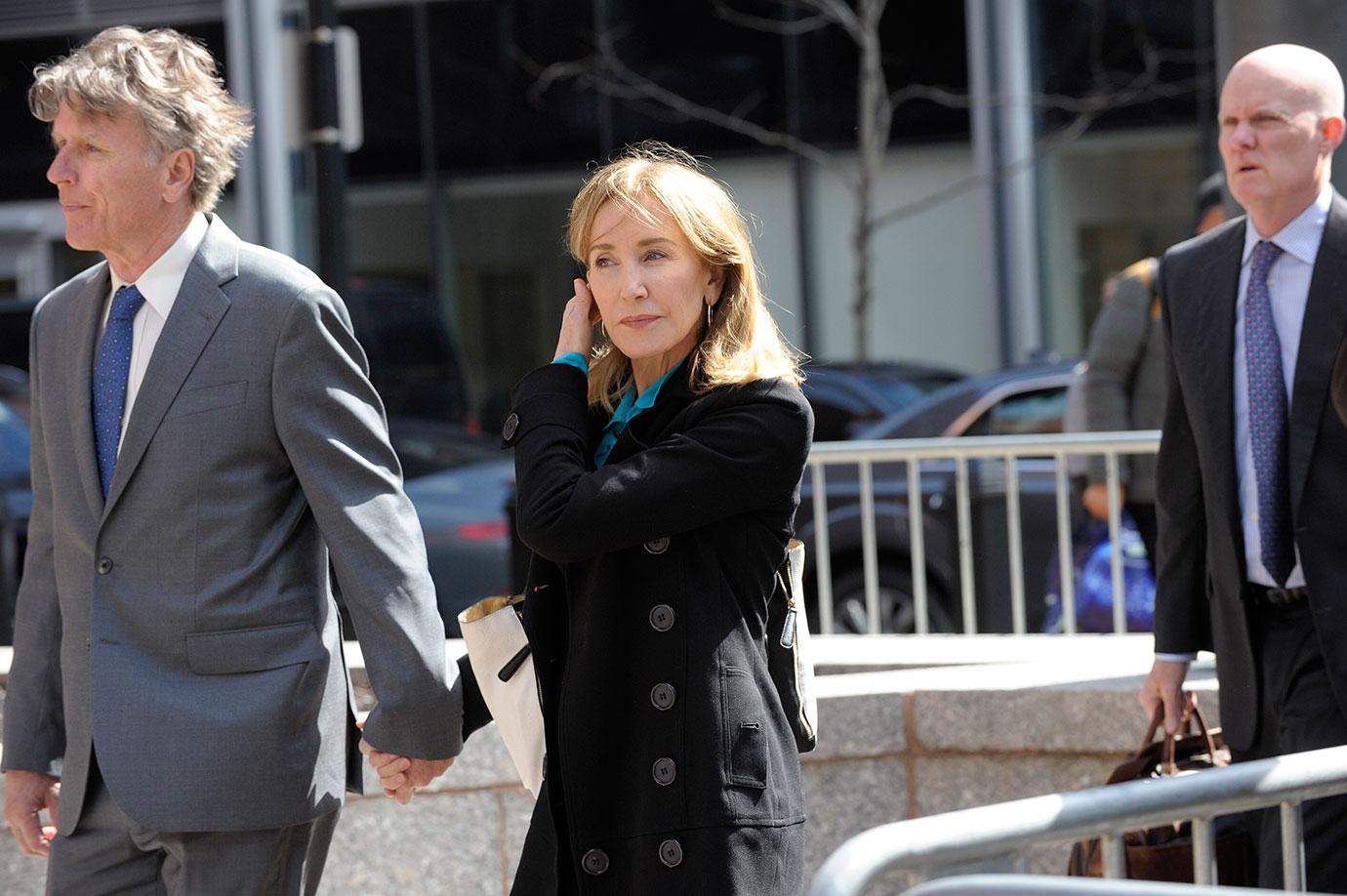 Felicity Huffman Arrives In Boston Court To Face Charges In College Admissions Scandal