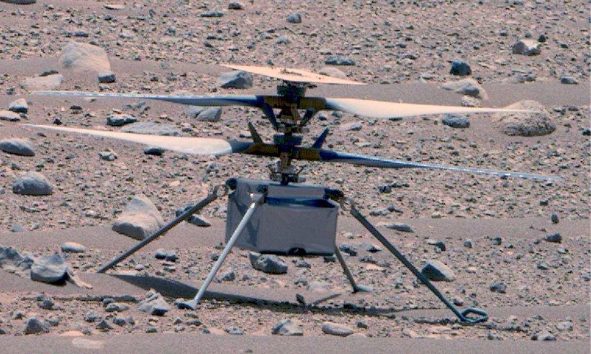 NASA's Mars orbiter captured unusual hills and mesas in the Cydonia region.