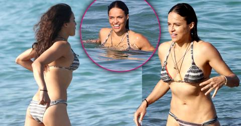 //Michelle Rodriguez slim bikini st tropez pp