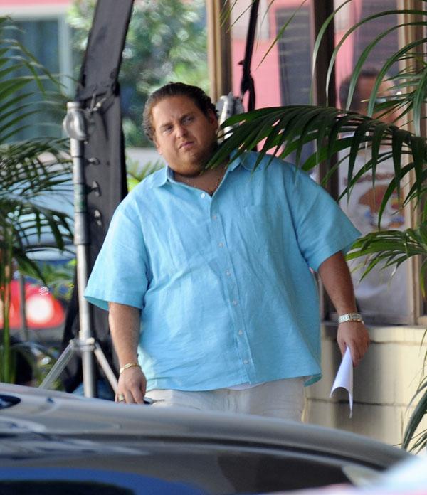 Jonah Hill's Shocking Weight Gain Actor Looks Bloated On Set Of