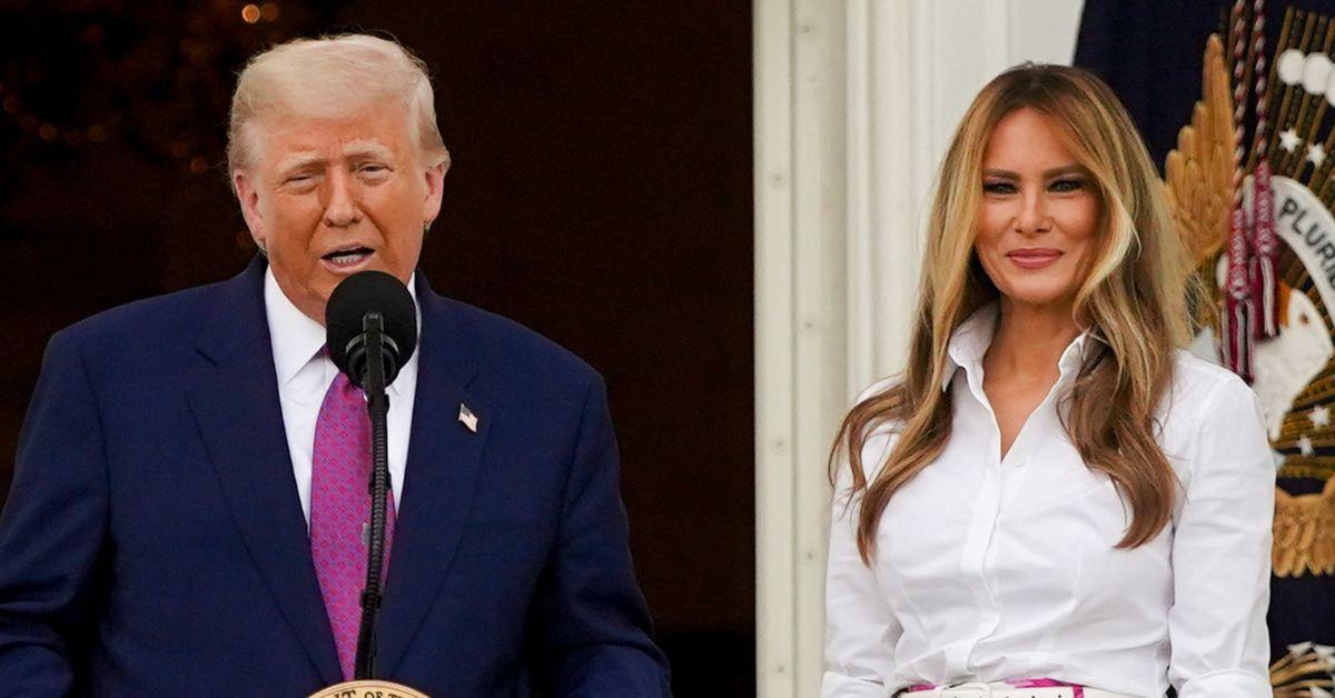picture of Melania Trump and Donald Trump