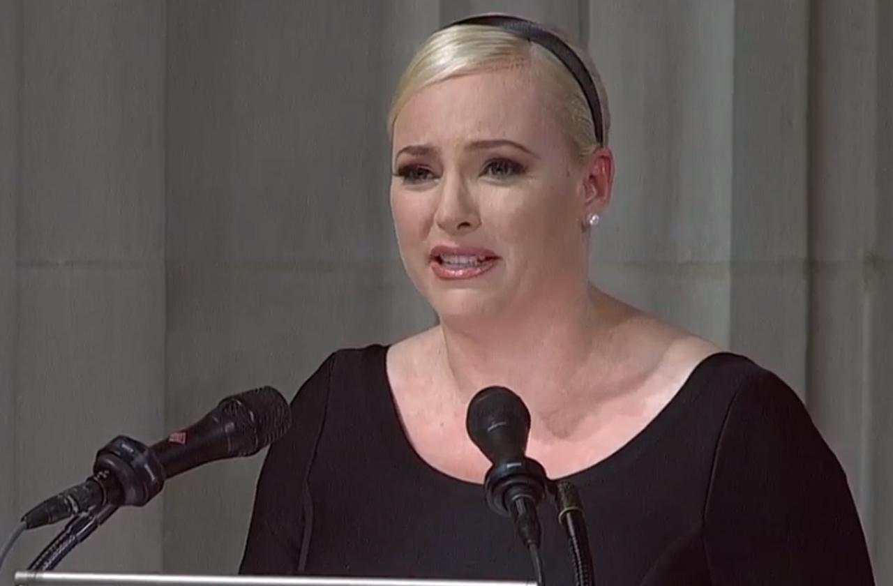 Meghan McCain Gives Emotional Memorial Tribute To Dad John