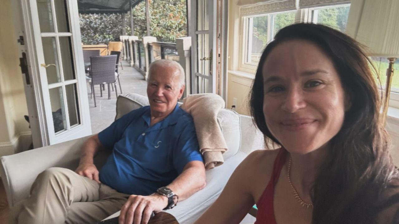 Photo of Joe and Ashley Biden