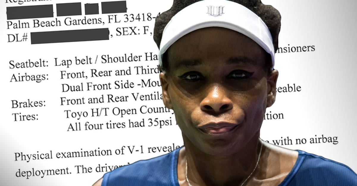 Venus Williams Won’t Be Charged In Deadly Car Crash