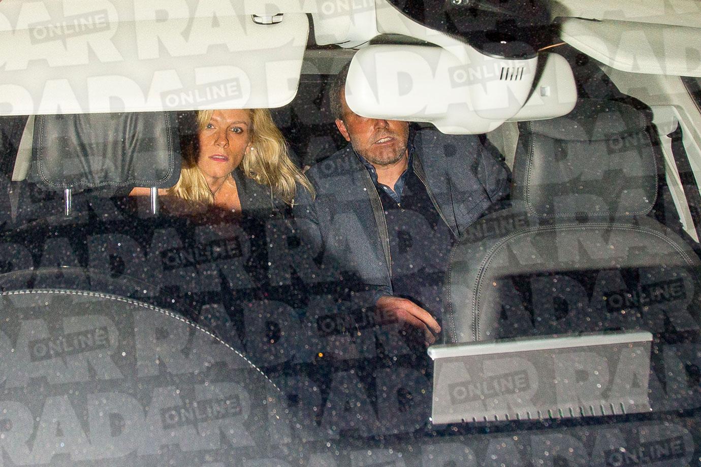 Ben affleck lindsay shookus cozy car date