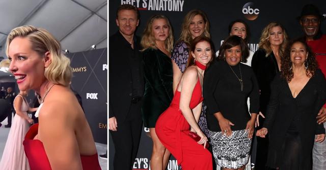 katherine heigl presents award with greys anatomy co stars  emmys pp