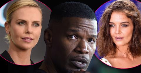 Katie Holmes Jamie Foxx Flirting Charlize Theron