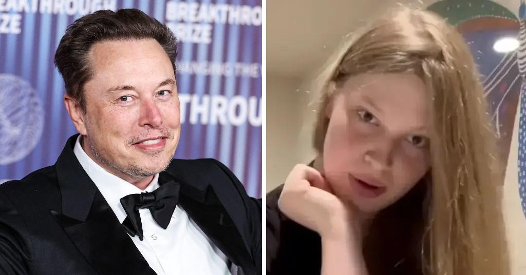 Split photo of Elon Musk, Vivian Jenna Wilson