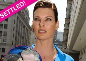 //linda evangelista settles custody splash
