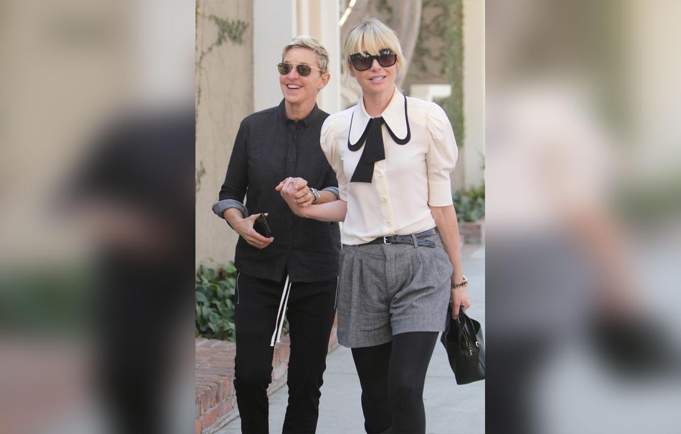 Ellen Degeneres Portia De Rossi Step Out Vow Renewal Soon