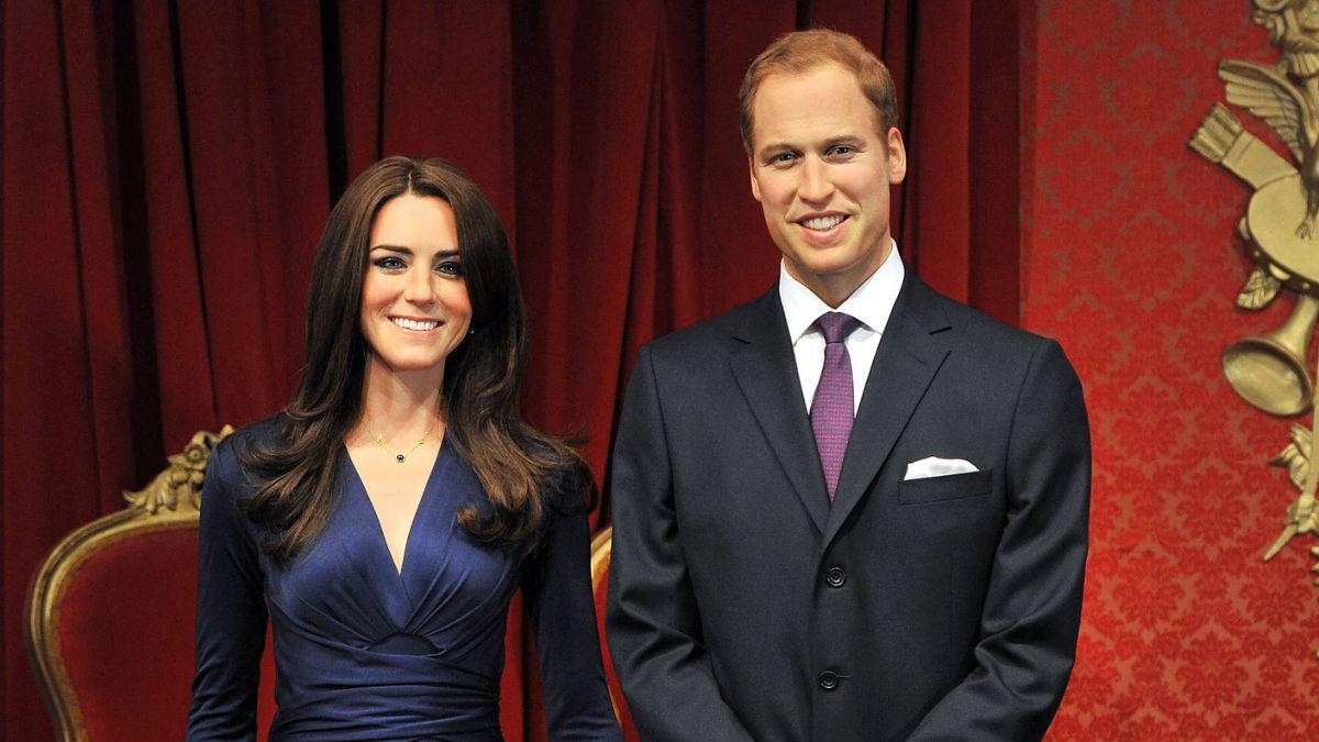 Photo of Prince William and Catherine, Princess of Wales wax figures