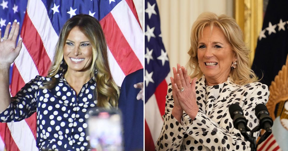 melania trump jill biden pp