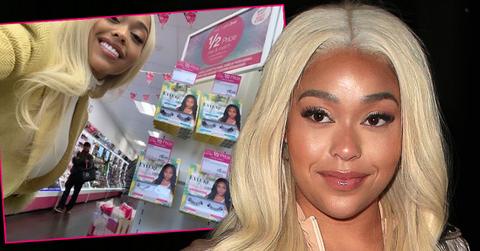 //Jordyn Woods Launches Cosmetic Eyelash Company London Photos pp