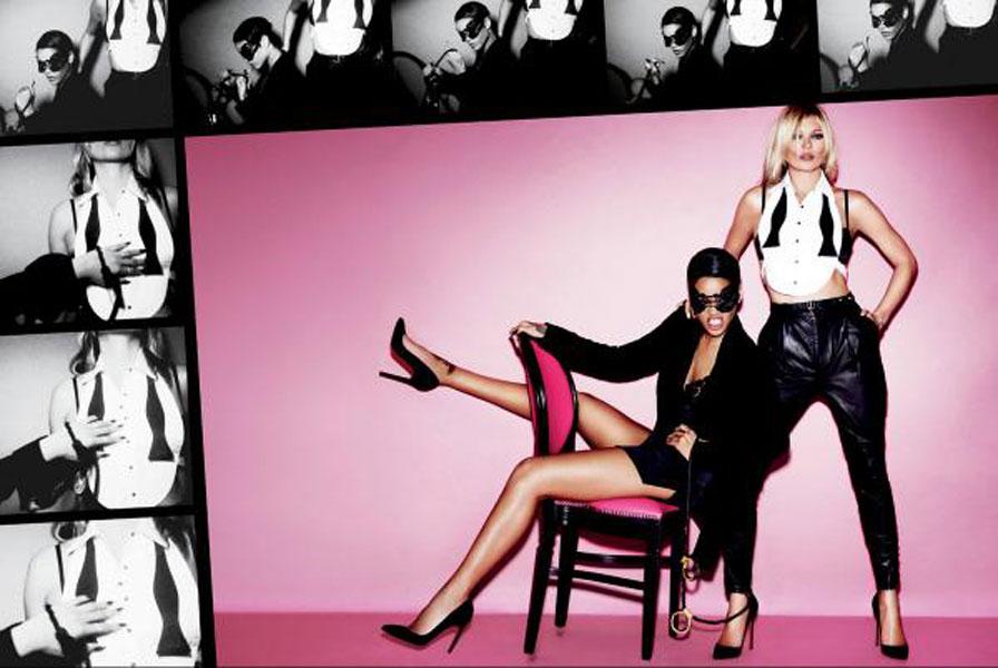 Rihanna Spanks Kate Moss In V Magazine