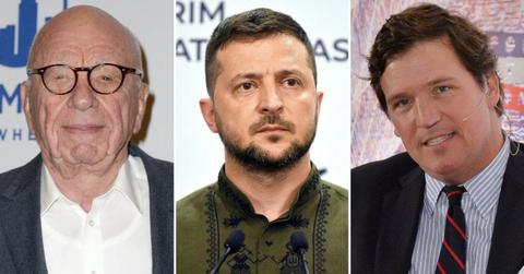 Rupert & Lachlan Murdoch Spoke With Zelenskyy Before Firing Tucker Carlson