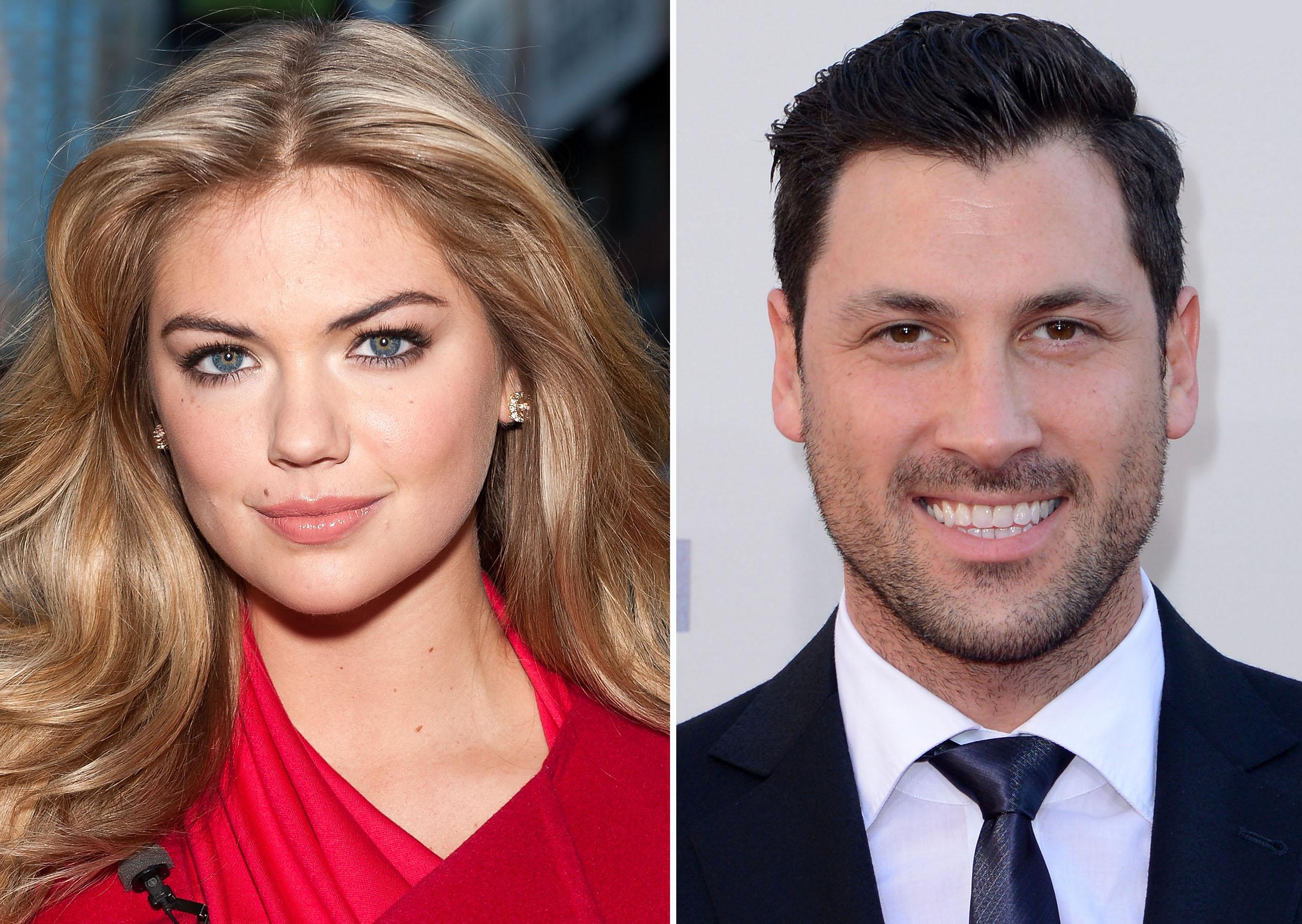 Kate Upton Maksim Chmerkovskiy 50 Shocking & Dramatic Celebrity Break-Ups & Hook-Ups Of The Year