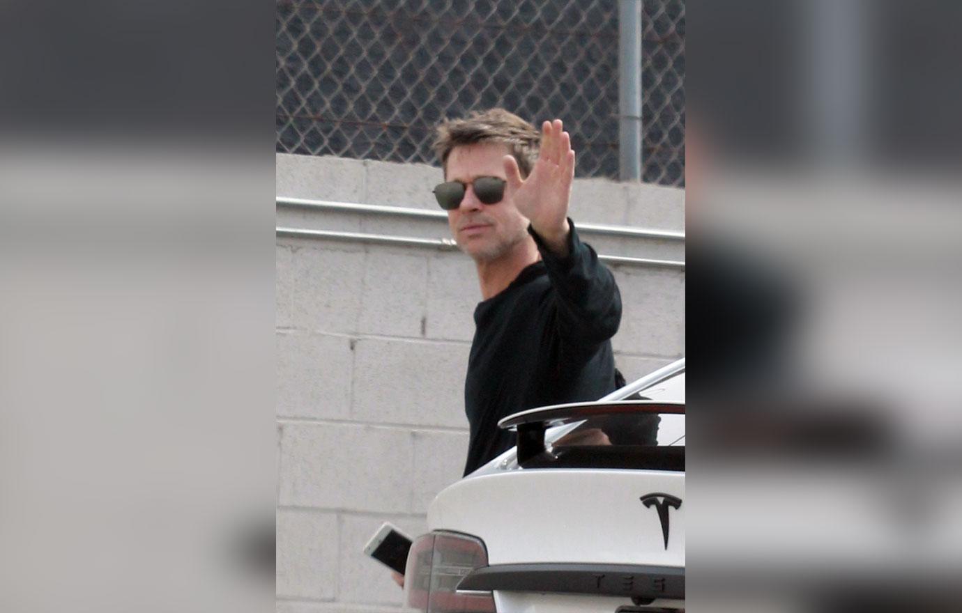 Brad Pitt Goes Solo In Hollywood