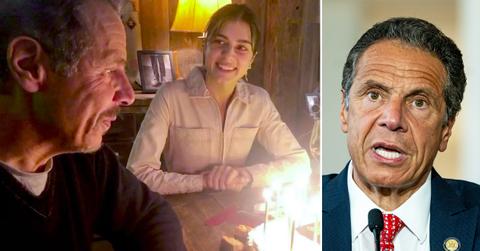 andrew cuomo growing pornstache spotted lonely th birthday former governor brother chris snn