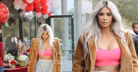 //Kim Kardashian Valentines Outfit Kanye pp