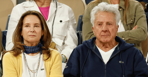 Photo of Lisa and Dustin Hoffman