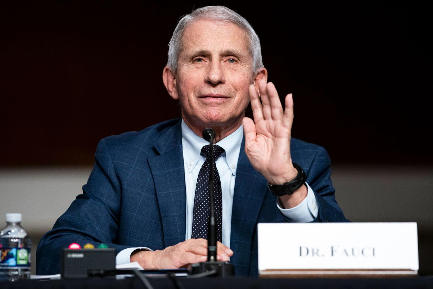 anthony fauci why called gop senator roger marshall moron caught hot mic