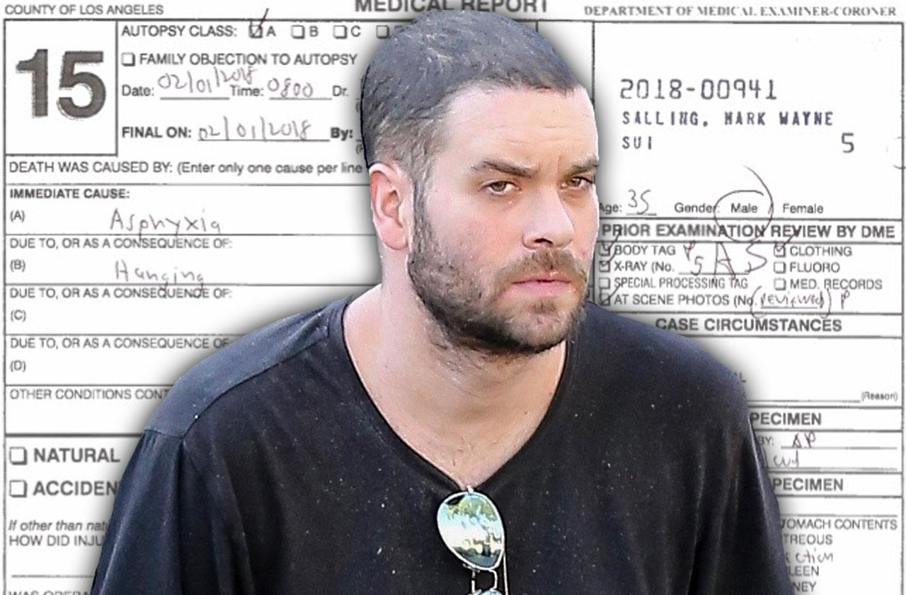 //mark salling autopsy report revealed pp