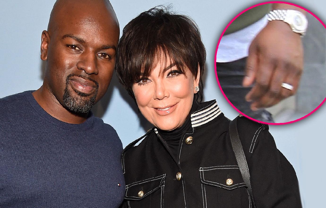 Is Kris Jenner Engaged To Corey Gamble? - Kris Jenner Ring and Corey Gamble  Relationship