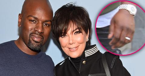 //corey gamble and kris jenner engaged pp