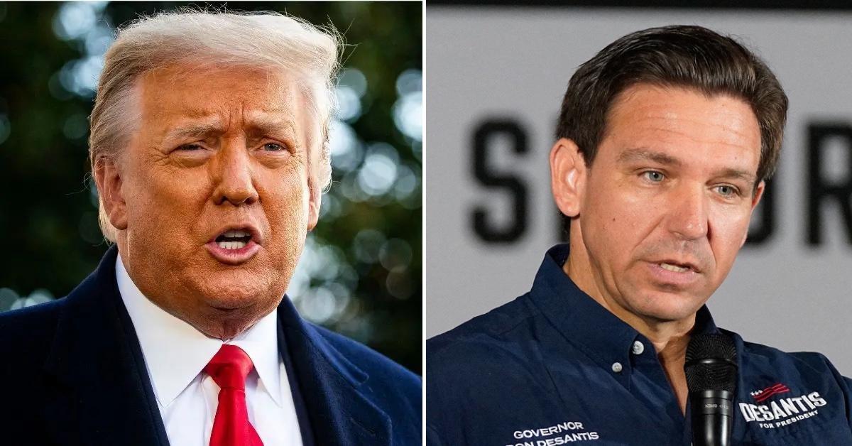 donald trump slams fox news coverage rival ron desantis pp