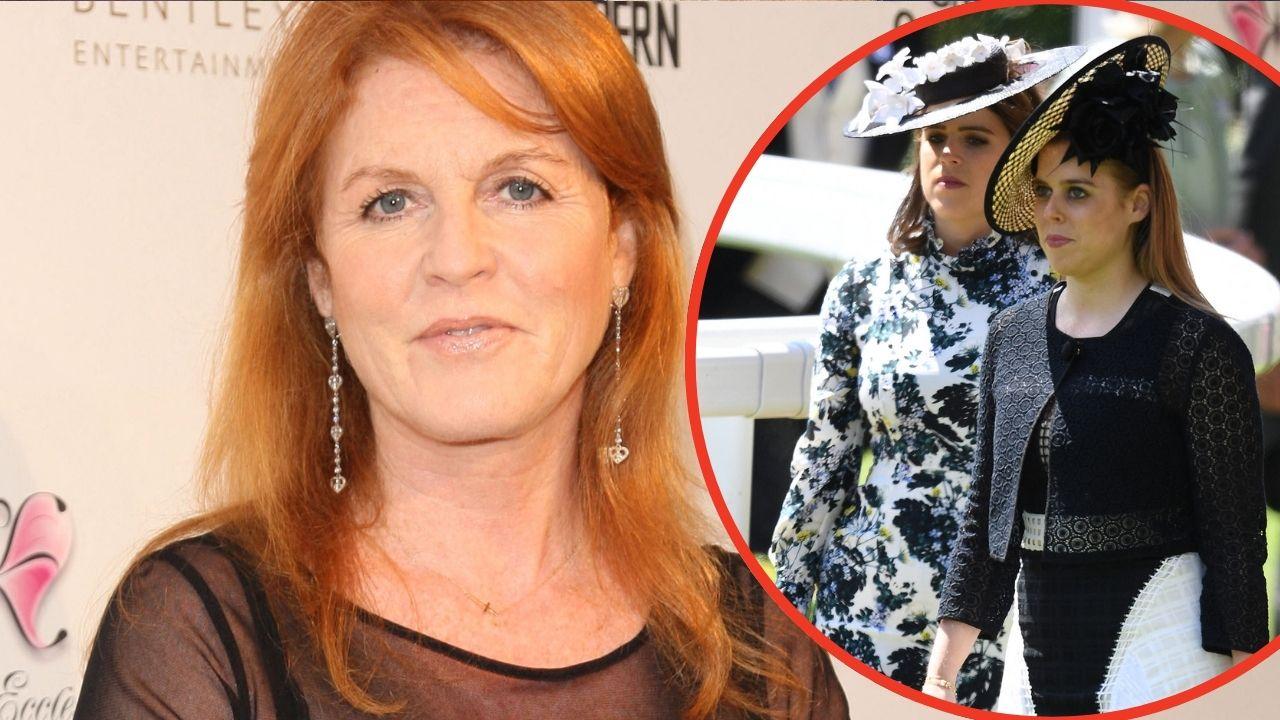 Photo of Sarah Ferguson, Princesses Beatrice and Eugenie