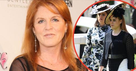 Photo of Sarah Ferguson, Princesses Beatrice and Eugenie