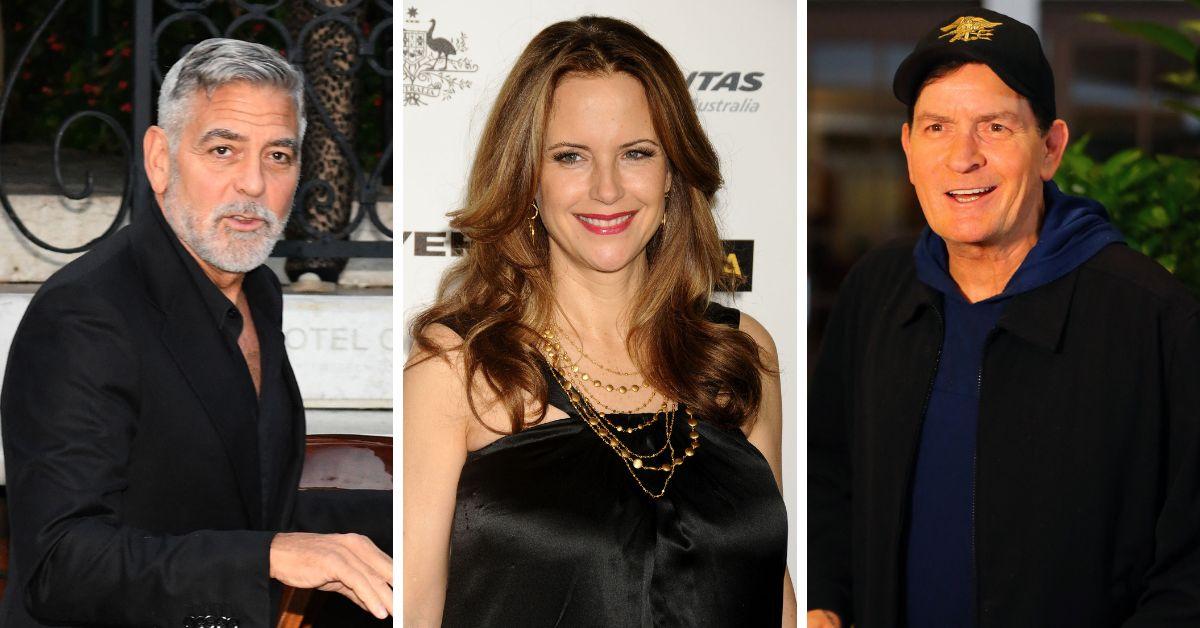 kelly preston george clooney and charlie sheen