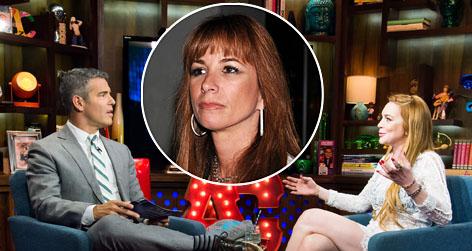 //andy cohen lindsay lohan jill zarin