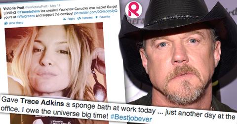 //country singer trace adkins twitter fling hot blonde groupie before divorce wife tweets wide