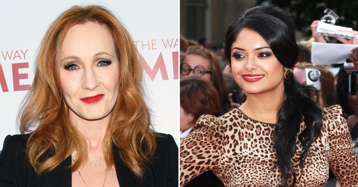 J.K. Rowling and Afshan Azad 