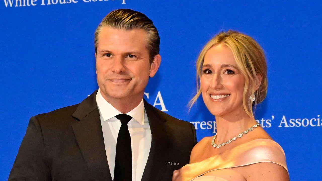 image of Pete and Jennifer Hegseth