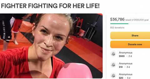 liver king promotes gofundme retired mma fighter ashlee