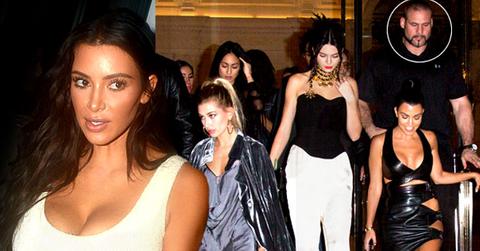 kendall jenner kourtney kardashian party kim robbed gunpoint
