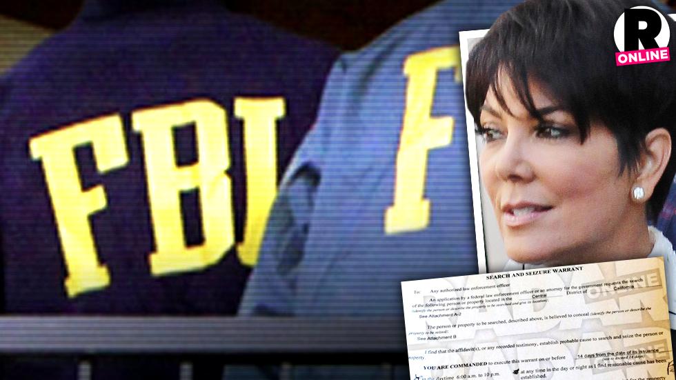 //kris jenner fbi raid death threats four seasons  pp sl