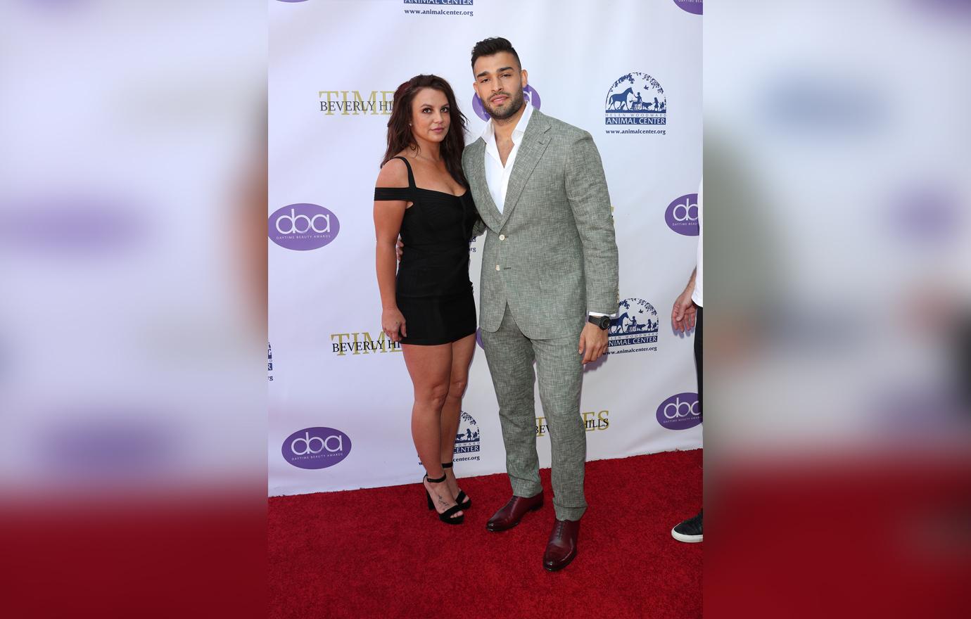 Britney Spears and Sam Asghari attend Daytime Beauty Awards Luncheon.