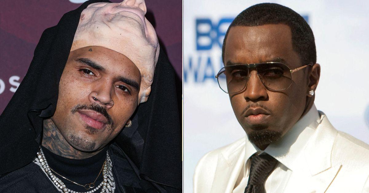 Composite photo of Chris Brown and Sean 'Diddy' Combs